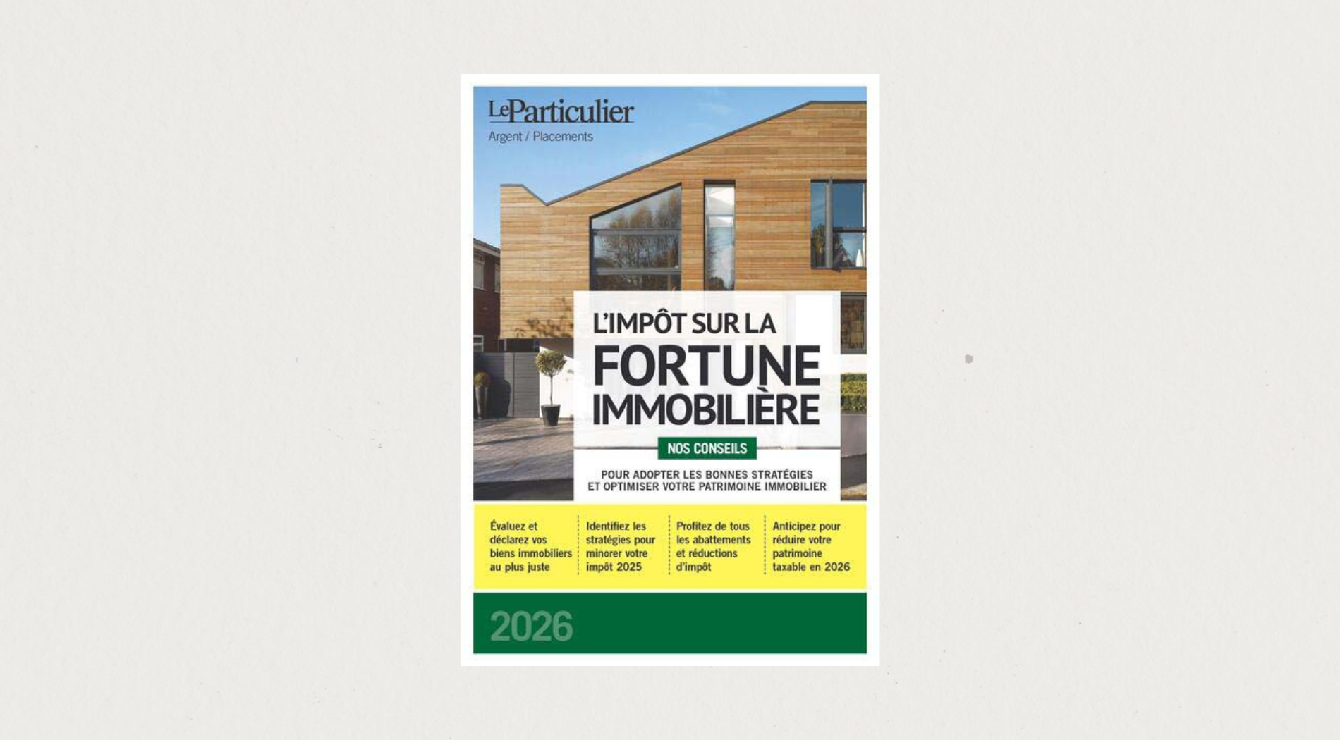 Illustration de l'article L'impôt sur la fortune immobilière 2026